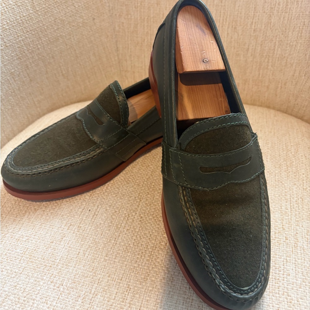 Cole Haan Men's Olive Green Loafers
